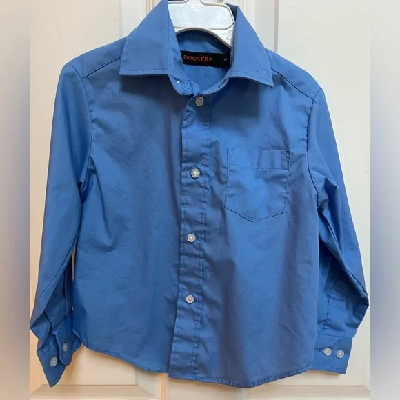 Dockers | Shirts & Tops | Dockers Kids Classic Blue Buttondown Shirt |  Poshmark